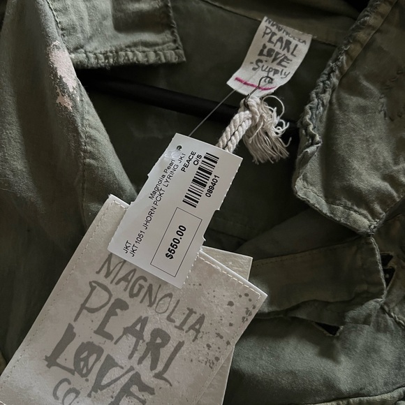 NWT - Magnolia Pearl Olive Patchwork Jacket - Picture 6 of 7